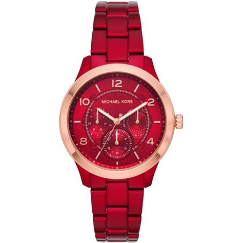 michael kors uhr rot|michael kors damenuhren.